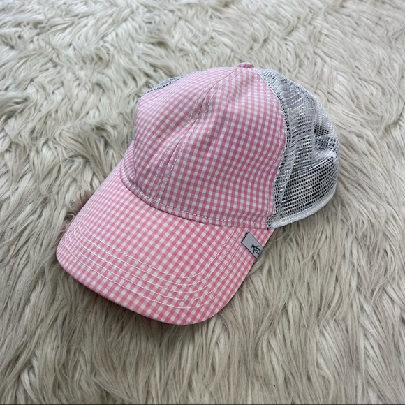Penguin Womens Pink Gingham Plaid Mesh 